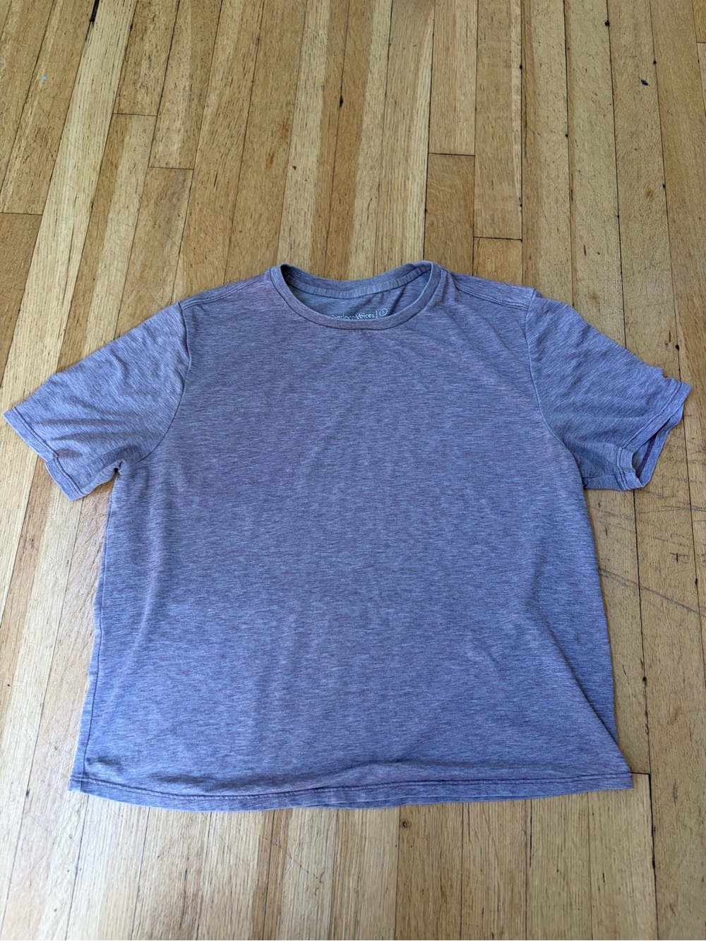 Outdoor Voices Heathered Lavender Cloud Knit Shirt